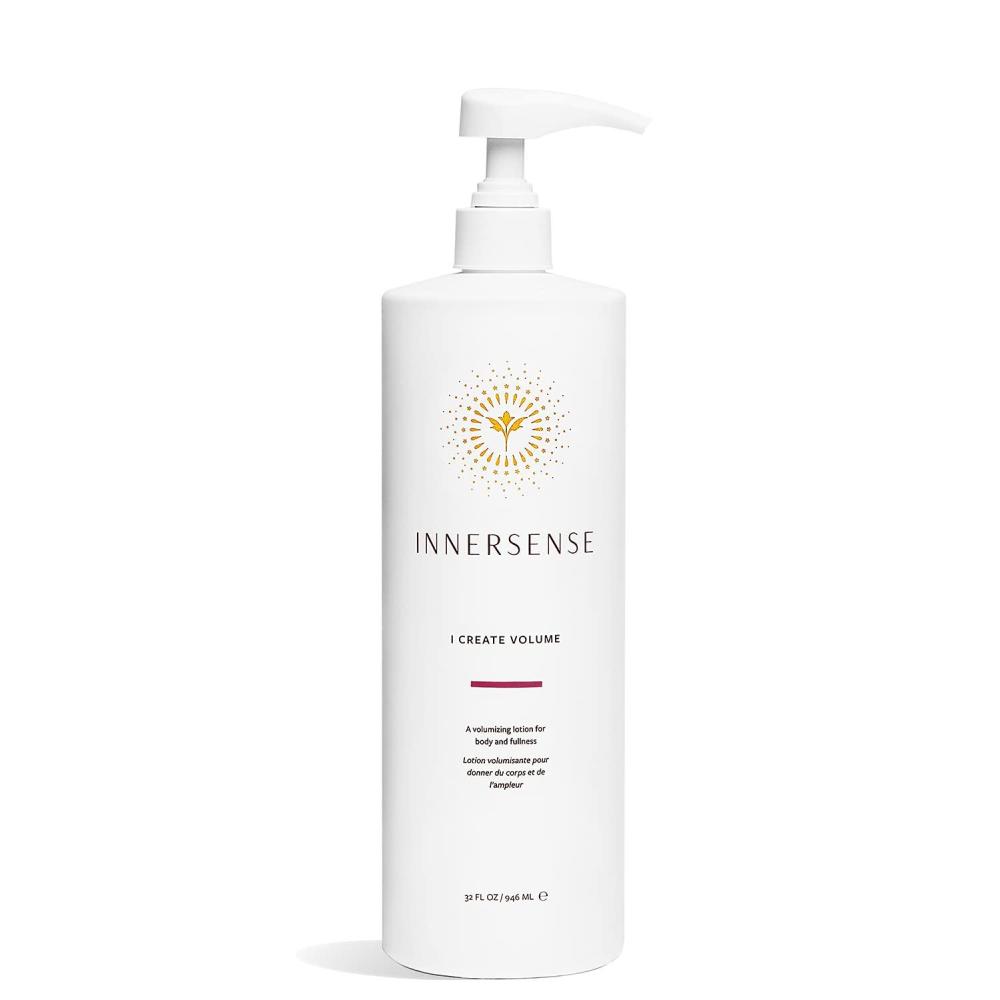 INNERSENSE Organic Beauty – Natural I Create Volume Hair Volumizing Lotion | Non-Toxic, Cruelty-Free, Clean Haircare (Full Size, 10 fl oz | 295 ml)(Pump Bottle  32 fl oz | 946 ml)