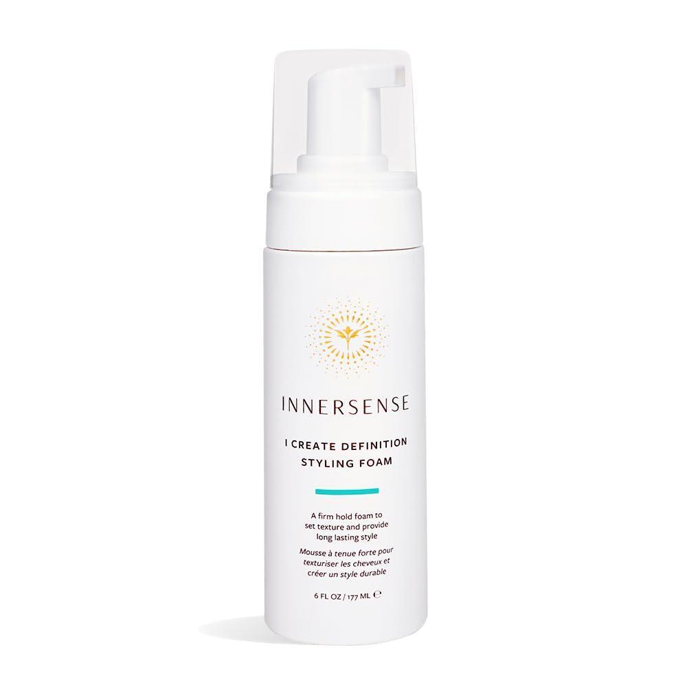 INNERSENSE Organic Beauty – Natural I Create Definition Styling Foam | Clean Haircare For Long-Lasting Curls (2.37 fl oz | 70 ml)(6 Fl Oz (Pack of 1))