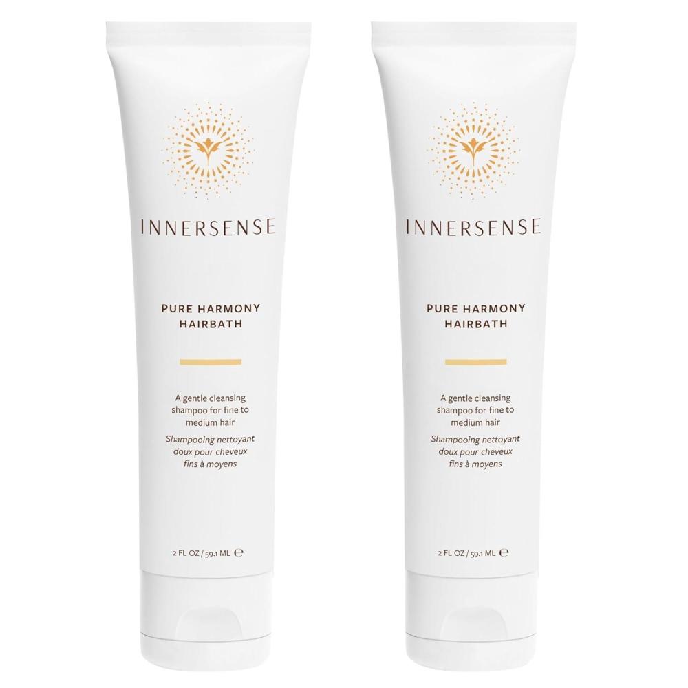 INNERSENSE Organic Beauty – Natural Pure Harmony Hairbath Shampoo | Non-Toxic, Cruelty-Free, Clean Haircare (2oz)(2 Fl Oz (Pack of 2))