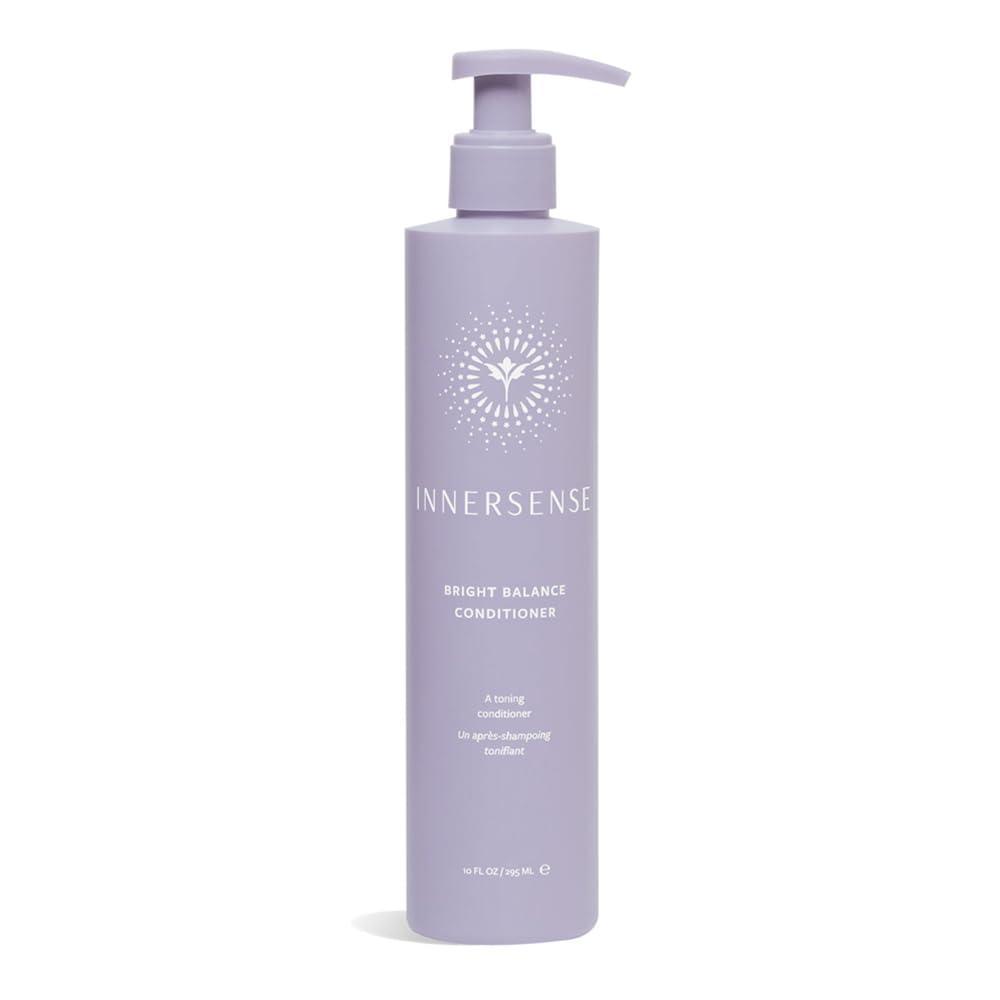 INNERSENSE Organic Beauty – Natural Bright Balance Purple Toning Conditioner | Toning, Hydrating, For Lightened or Gray Hair | Non-Toxic, Cruelty-Free Haircare (2 Pack – 2 fl oz | 59.1 mL each)(10 Fl Oz (Pack of 1))