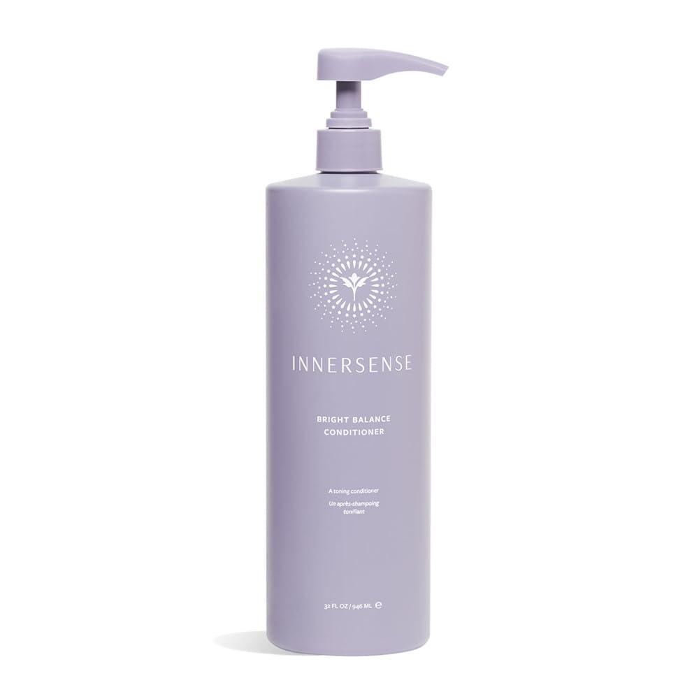 INNERSENSE Organic Beauty – Natural Bright Balance Purple Toning Conditioner | Non-Toxic, Cruelty-Free Haircare (2 fl oz | 60 ml) PACKAGING MAY VARY(32 Fl Oz (Pack of 1))