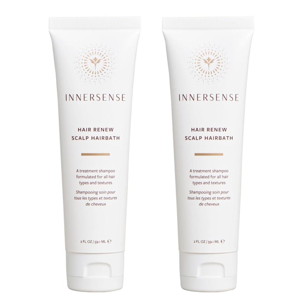 INNERSENSE Organic Beauty – Hair Renew Scalp Hairbath | Cleansing, Balancing, Moisturizing | Non-Toxic, Cruelty-Free, Clean Haircare (2 Pack – 2 fl oz | 59.1 mL each)(2 Fl Oz (Pack of 2))