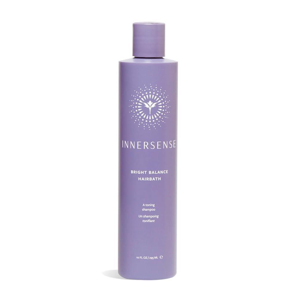 INNERSENSE Organic Beauty – Natural Bright Balance Purple Toning Hairbath | Non-Toxic, Cruelty-Free Haircare (10 fl oz | 295 ml)(10 Fl Oz (Pack of 1))